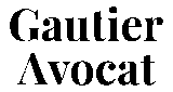 logo gautier avocat police noire